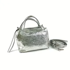 ⭐︎美品⭐︎GIANNI CHIARINI シルバー バッグ 大人の着こなしのアクセントに最適！「GIANNI CHIARINI×éclat