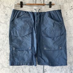 Columbia コロンビア　ハーフパンツ　【L】　スポーツウェア　ブルー　グレー　薄手　ウエストゴム　ポケット　スポーツ