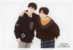 【中古】生写真(男性) S!LK/田中洸希・桜木雅哉/横型・膝上・衣装黒・白・茶色・肩組み・背景白/「EBiDAN THE LIVE 2019～Summer Party～」超豪華スペシャル生写真セット 8/29公演ver.