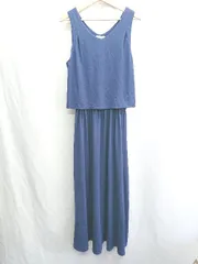 ◇ ⊂ BEAUTY＆YOUTH UNITED ARROWS ノースリーブ ロング ワンピース サイズ表記なし ネイビー レディース E  【1412260032735】