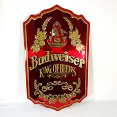 70s Budweiser Metal Sign　バドワイザー　メタル看板　70年代　ヴィンテージ　アンティーク　アメトイ