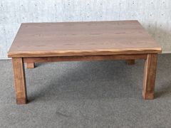 コタツ　120×80 タモ突き板　国産品