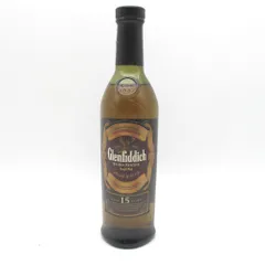 Glenfiddich グレンフィディック ウイスキー 15年 ソレラリザーブ 旧 シングルモルト スコッチ ハイランド 200ml 40% 洋酒 古酒 未開栓のサムネイル