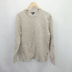 ◇ Θ UNIQLO ユニクロ 無地 長袖 長袖シャツ サイズL ベージュ系 レディース メンズ E  【1507030008345】