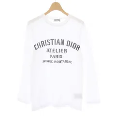 ディオールオム Dior HOMME アトリエロゴ Tシャツ ロンT カットソー 長袖 XS 白 ホワイト 043J611A0589 /KHのサムネイル