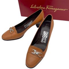 Salvatore Ferragamo フェラガモ パンプス ガンチーニ 4 21.5cm  