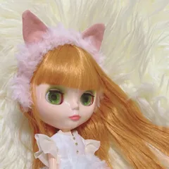 【ドール用】白猫耳カチューシャ⭐︎ドール小物⭐︎ブライス⭐︎イーマリーちゃん