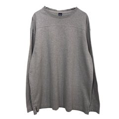 90s LAND'S END カットソー　フットボールT 古着 90s LANDS' END 無地 ソリッド 天竺コットン フットボール