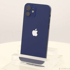 〔中古品〕iPhone12 64GB ブルー MGHR3J／A SIMフリー【258】