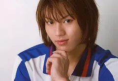 【中古】生写真(男性) 橋本大斗(不二周助)/横型・バストアップ・衣装ユニフォーム・背景白・左手あごの下・キャラクターショット/ミュージカル『テニスの王子様』コンサートDream Live 7th