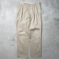 90年代 Polo by Ralph Lauren ポロバイラルフローレン 2タック ワイド チノパンツ ポロチノ メンズW34 