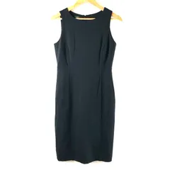 タルボット TALBOTS ワンピース ノースリーブ タイト 裏地付き シンプル ブラック 4Pサイズ 956191