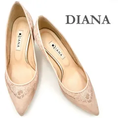 DIANA パンプス スエード シアー ピンクベージュ 860T