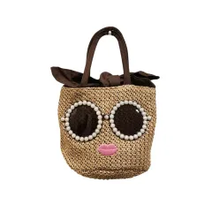 日本 ブランド a ー jolie アゾリー ラタン トートバッグ バッグ