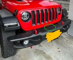 都内引取限定 Jeep ラングラー 2024年 ルビコン フロントバンパー美品