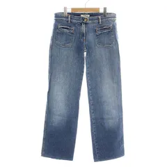 クロエ CHLOE デニムパンツ ジーンズ ジップフライ USED加工 38 L 青 ブルー /NW29のサムネイル