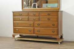 ★事前問合せ必須★ チェスト 中古 美品 職人手作り オーダー家具 横浜ダニエル風 引き出し サイドボード 整理箪笥 収納箪笥 リペア+発送まで3週間前後 R-080280