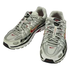 NIKE / ナイキ | W P-6000 ランニング スニーカー | 24.5 | ホワイト/シルバー/レッド | レディース