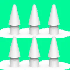 【特価商品】【人気商品】【特価セール】【在庫処分】Apple Pencil 交換用ペン先 6個セット USGMoBi アップルペンシル 第1/2世代用 BK-02対応 POM素材 極細1mm 高感度 耐摩耗 高感度 ipad/iPad Air/iPad min