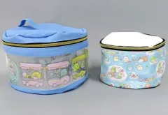 【中古】雑貨 ブルー 星空さんぽ ダブルバニティポーチ 「すみっコぐらし」