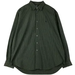 Marlowe Ralph Lauren ポロラルフローレン BDシャツ 目無し 古着 90s Polo Ralph Lauren 「MARLOWE」 ワンポイント ソリッド