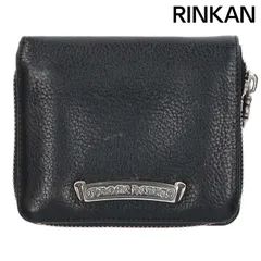 クロムハーツウォレットSQ ZIP BILL クロムハーツ 財布 / スクエア ジップ ビル ブラックレザー