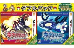 [중고] 닌텐도 3DS 소프트 포켓 몬스터 오메가르비 알파 사파이어 더블 팩