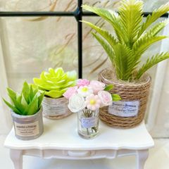 #466 ミニチュア インテリア ＊観葉植物⑥