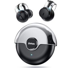 【新着商品】(ブラック) Android適用 iphone 自動ペアリング ハンズフリー通話 マイク付き 防水 bluetooth bluetooth イヤホン イヤホン イヤホン 空気伝導 ブルートゥースイヤホン 可愛い 小型 ワイヤレス イヤーカフ AAC