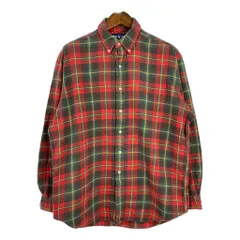 RALPH LAUREN ラルフローレン BLAKE ボタンダウン フランネルシャツ マルチカラー (メンズ L) 中古 古着 T0519