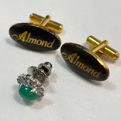 【送料無料】ネクタイピン/タイピン/カフス/カフリンクス/ゴールド×ブラック/グリーン×シルバー/アクセサリー/スーツ/メンズ/中古品