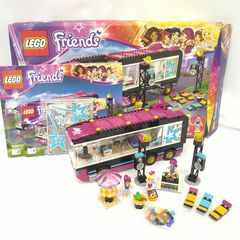 【中古／新品ステッカーシール付き】LEGO friends レゴ フレンズ ポップスター コンサートツアーバス 41106【部品完品】