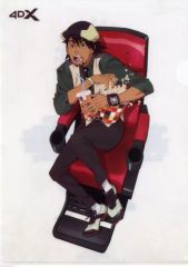 [중고] 클리어 파일 스모키·T·토라토루 A4 클리어 파일 [극장판 TIGER & BUNNY -The Rising- 4DX]