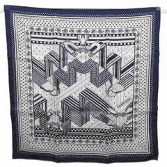 最終値下 HERMES エルメス カレ55 バンダナ ジグザグサングル 最終値下