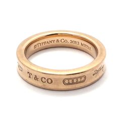 ティファニー Tiffany&Co. ナロー リング 指輪 ルベドメタル 約6.5号 2012 1837【中古】