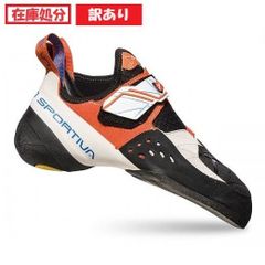 【在庫処分！無くなり次第終了！】【 即納 ・ 訳あり 】 【 2000円引き 】 スポルティバ ソリューション ウーマン ( White / Lily Orange )  34(EU) | La Sportiva Women's Solution