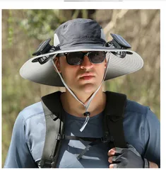 【YSSH-FSMZ-0102】30%off  日よけ帽子 メンズ 軽量 ファン付きハット 男女兼用 日焼け防止 扇風機付き帽子 日除け帽子 ファン帽子 uvカット帽子 つば広帽子 サンバイザー 暑さ対策 夏用 おしゃれ 熱中症対策 アウトドア