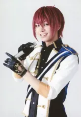 【中古】生写真(男性) 北川尚弥(朱桜司)/上半身・ユニット衣装・手にマイク・キャラクターショット/舞台「あんさんぶるスターズ!エクストラ・ステージ～Judge of Knights～」個人ブロマイド