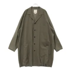 VISVIM (ヴィスヴィム) 22SS LABORATORY COAT ラボラトリー ウール リネン ラグランスリーブ コート カーキ 0122105013010のサムネイル