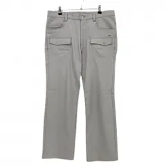 カッパ パンツ グレー 千鳥柄地模様 裏微起毛  メンズ 88 ゴルフウェア Kappa