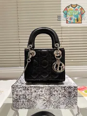 【今日WTO】Dior Lady Dior Lambskin Bag with Foldable Gift Box - ディオール レディー ディオール ラムスキン バッグ フォールダブル ギフトボックス付-WTO輸入1-ET90