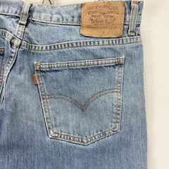Levi's ORENGE TAB 612 W36L34 90年代 ダメージ デニムボトム ジーンズ 07060803 01のサムネイル