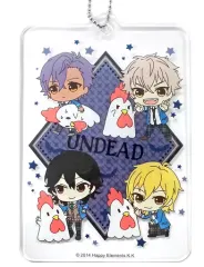 【中古】キーホルダー・マスコット(キャラクター) UNDEAD 「あんさんぶるスターズ!×ローソン PVCキーホルダー」