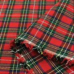 約42cm　500-004H-207　タータンチェック　生地 布地 布 ハンドメイド