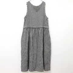 SUN VALLEY サンバレー ワンピース ロング ノースリーブ ギンガムチェック 887585n