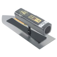 金長 仕上鏝本焼０．３黒塗角柄 180MM