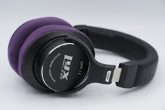 LyxPro HAS-15 のイヤーパッドの保護・修理に mimimamo スーパーストレッチ・ヘッドホンカバー （サイズ：L、色：パープル、型番：MHC-002-PL）
