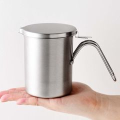 【在庫処分】油 For スリム300) (小さなオイルポット 液だれしにくい 大手飲食店愛用ブランド ステンレス 300ml A-77732 (小さい) オイルポット 燕三条 【日本製】 アーネスト