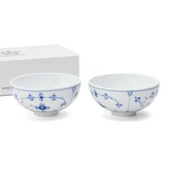 新品 ロイヤルコペンハーゲン 101 ブルーフルーテッド プレイン 943 ライスボウル ペア Royal Copenhagen Blue Fluted Plain セット ギフト 結婚祝い プレゼント 贈り物 食器セット ギフトセット