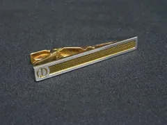 dunhill ダンヒル  ネクタイピン タイクリップ アクセサリー ビジネス 紳士 メンズ ゴールド系×シルバー系 DI8392